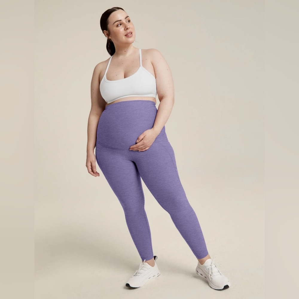 Spacedye Love the Bump Maternity Pocket Midi Legging